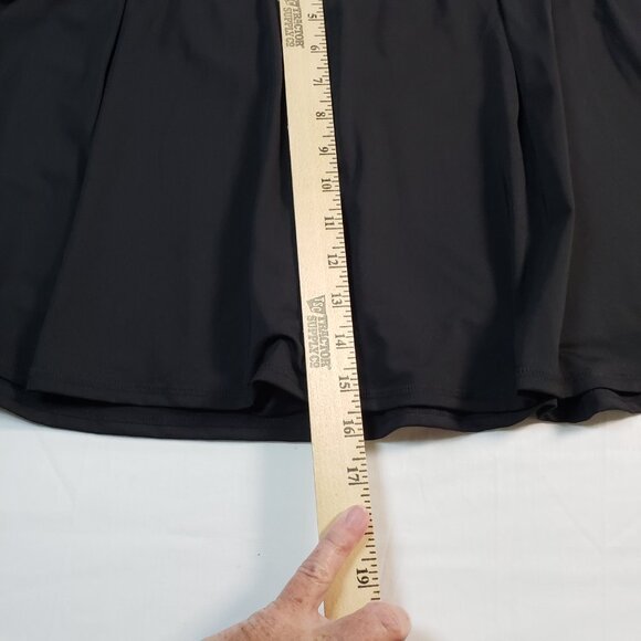 IDEOLOGY SKORT BLACK XL WOMENS ATHLETIC FLEX RAPID DRI FLAT SEAMS - Picture 10 of 10